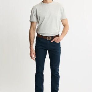Jachs NY Classic Navy Straight Leg Jeans for Men